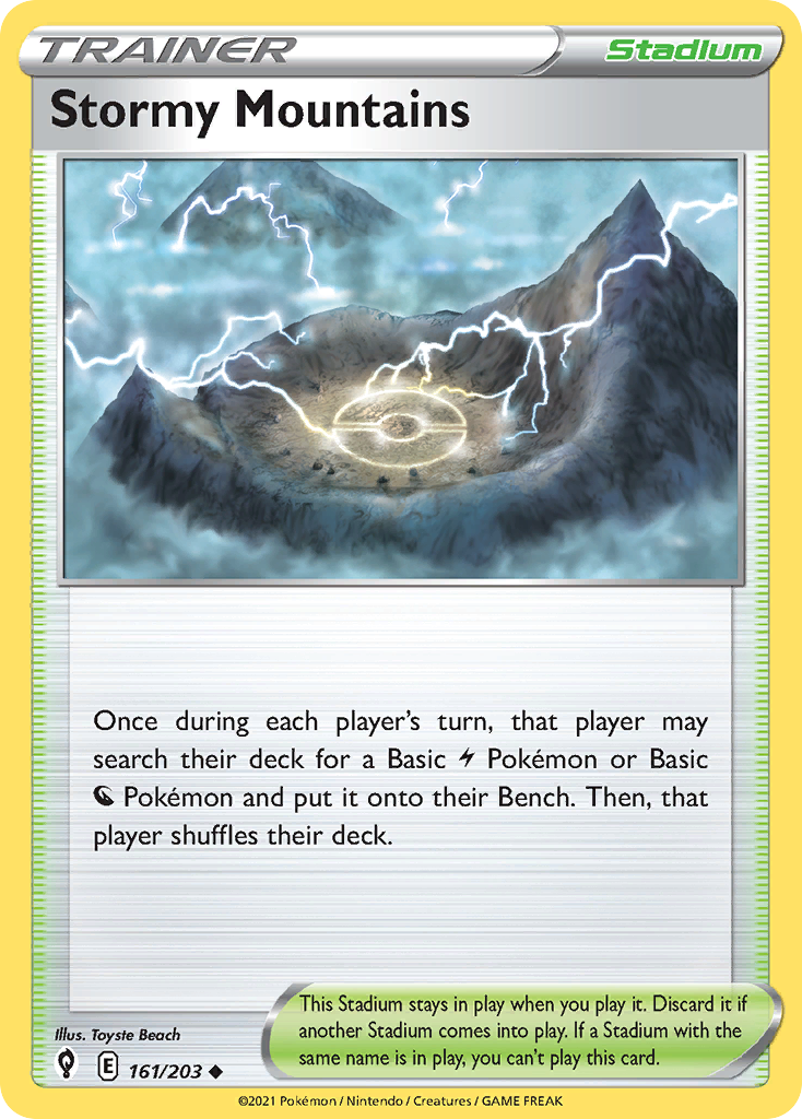 Evolving Skies Stormy Mountains #161/203