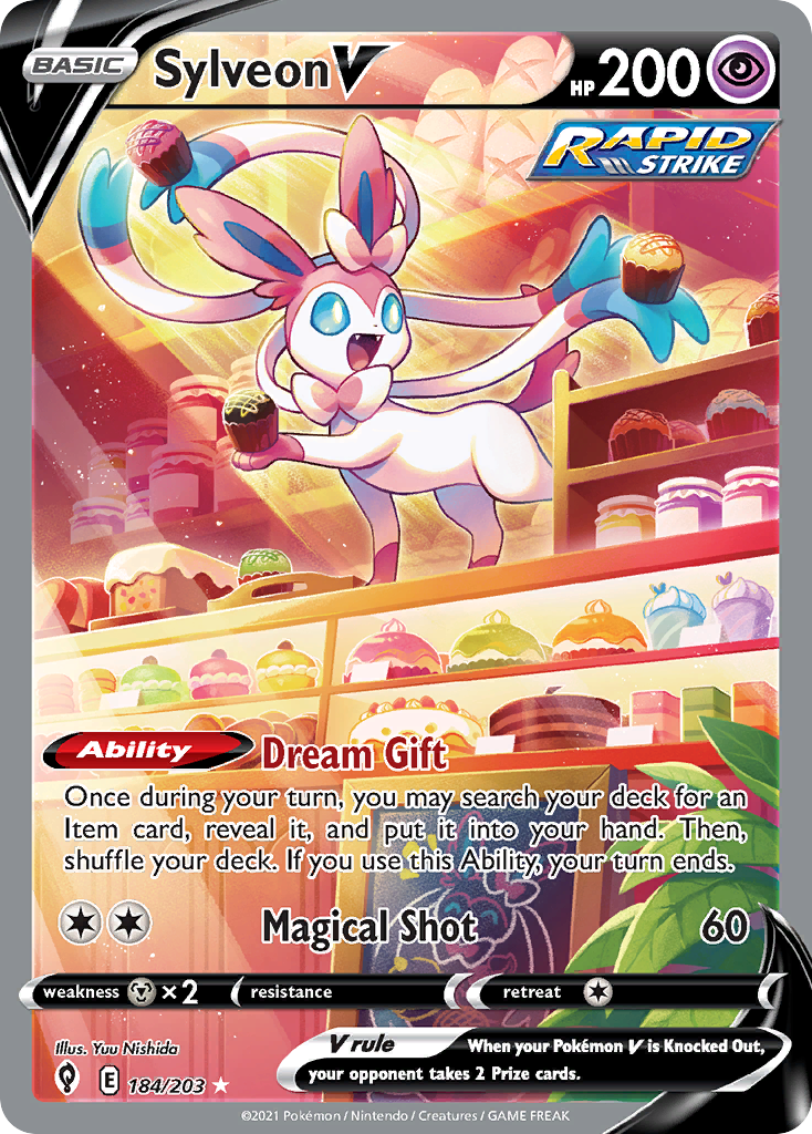 Sylveon V Full Art uit Evolving Skies