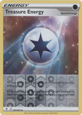 Evolving Skies Treasure Energy #165/203 reverse holo