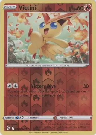 Evolving Skies Victini #20/203 reverse holo
