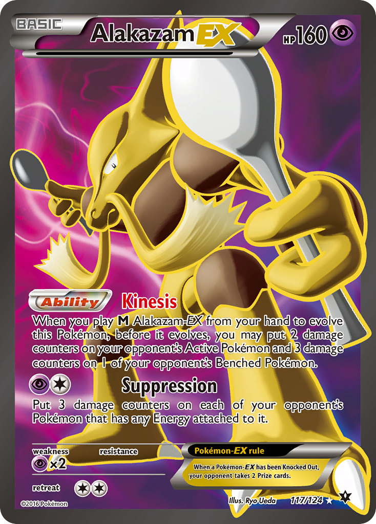 Alakazam EX 117/124 XY Fates Collide