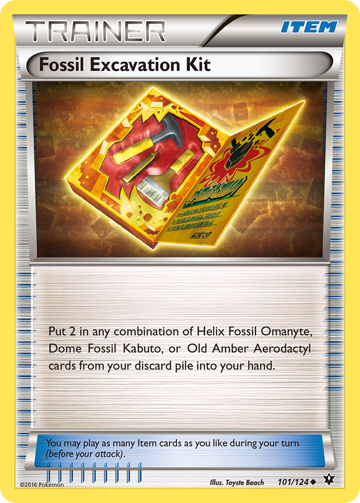 Fates Collide Fossil Excavation Kit #101/124