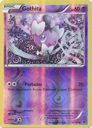 Fates Collide Gothita #32/124 reverse holo