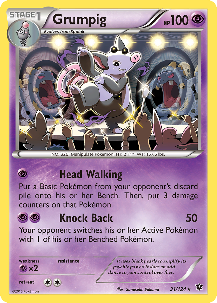 Fates Collide Grumpig #31/124