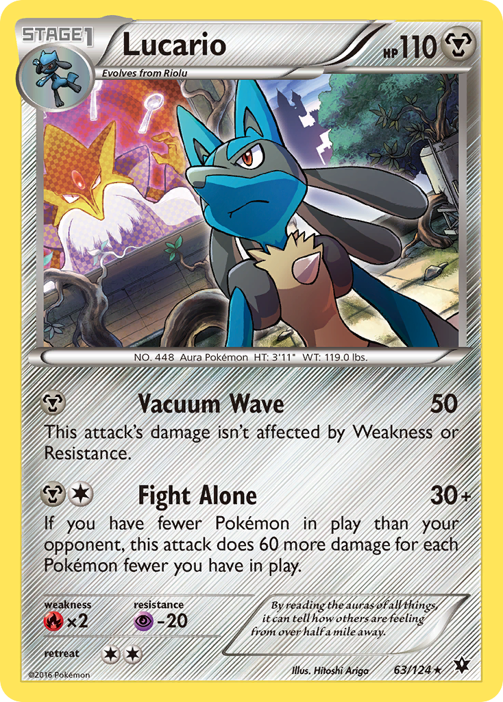 Fates Collide Holo Lucario #63/124