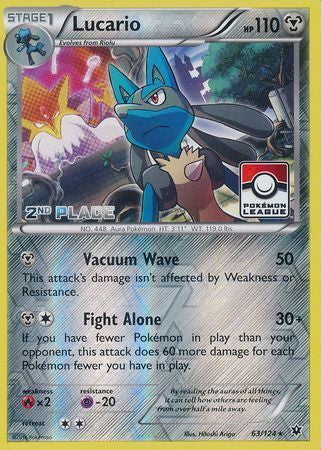 Fates Collide Lucario #63 Second Place League Promo
