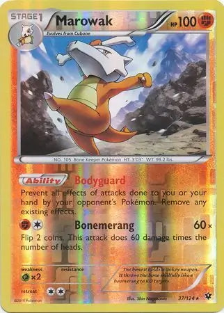 Fates Collide Marowak #37/124 reverse holo
