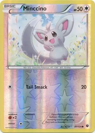 Fates Collide Minccino #87/124 reverse holo