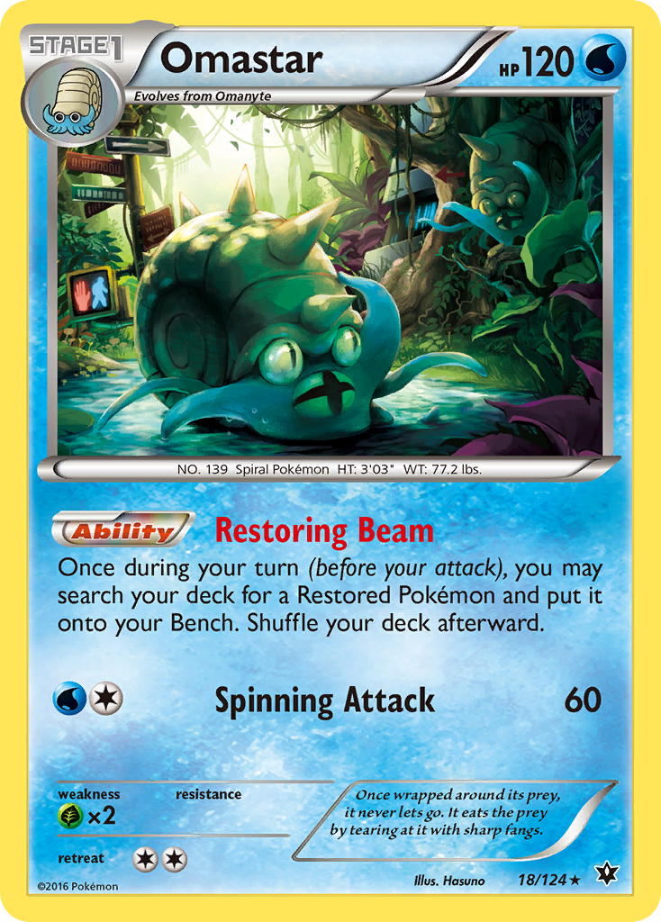 Fates Collide Omastar #18/124