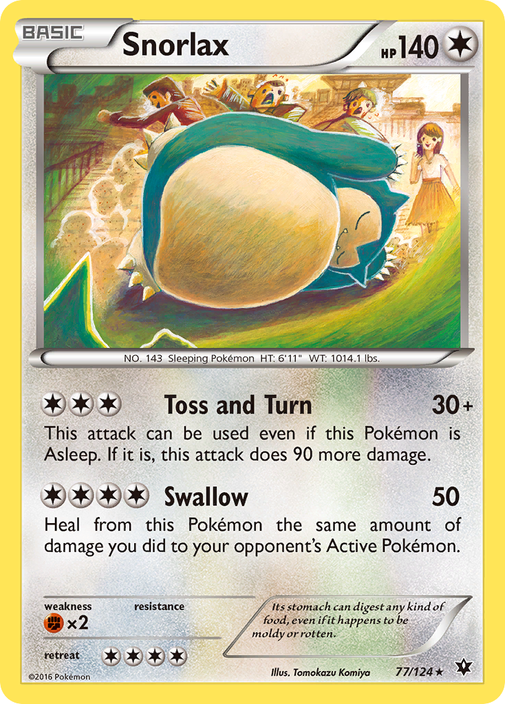 Fates Collide Snorlax #77/124