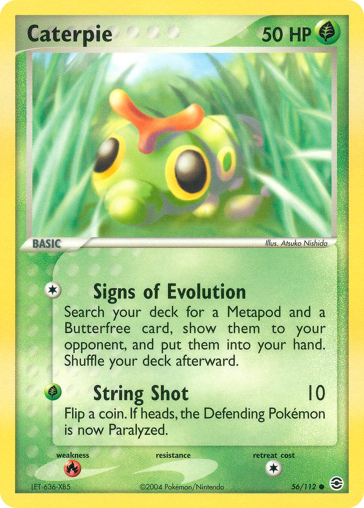 FireRed & LeafGreen Caterpie #56/112