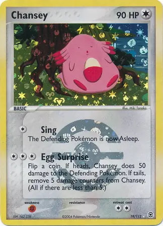 FireRed & LeafGreen Chansey #19/112 reverse holo