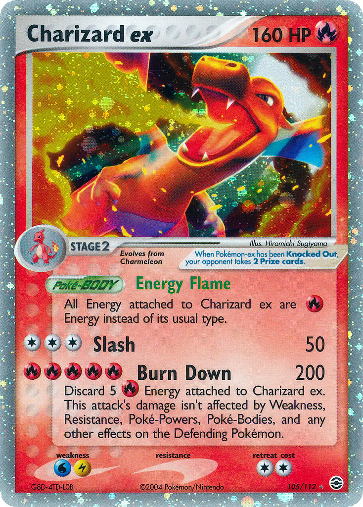 FireRed & LeafGreen Charizard ex #105/112