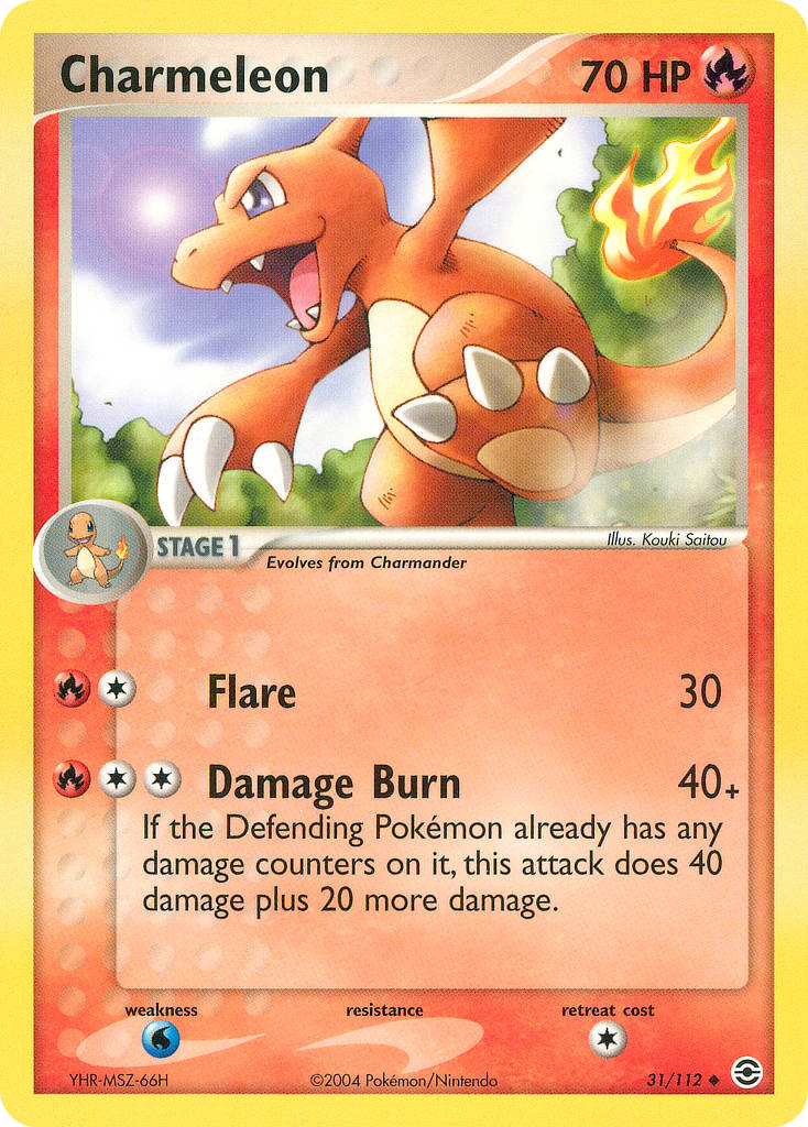 FireRed & LeafGreen Charmeleon #31/112