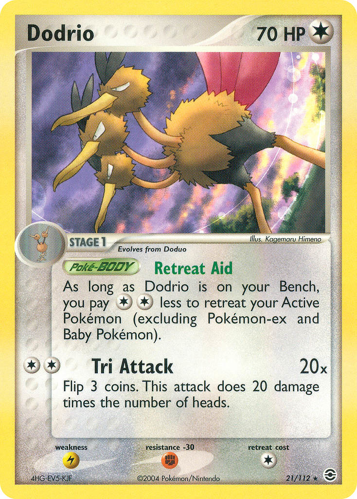 FireRed & LeafGreen Dodrio #21/112