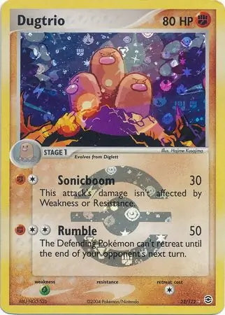FireRed & LeafGreen Dugtrio #22/112 reverse holo