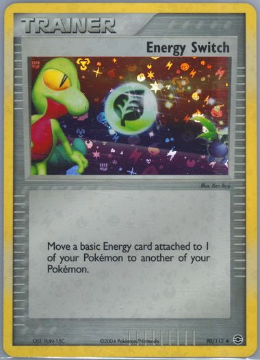 FireRed & LeafGreen Energy Switch #90/112 reverse holo