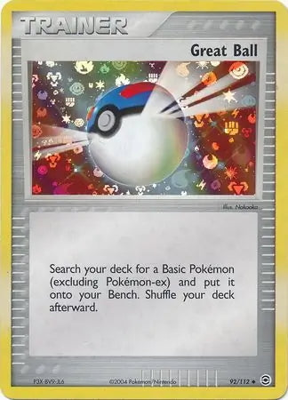 FireRed & LeafGreen Great Ball #92/112 reverse holo