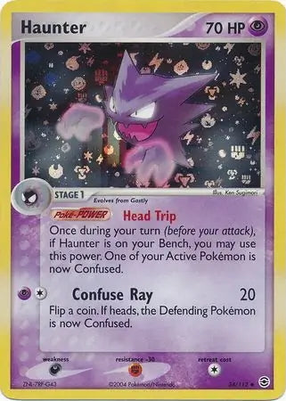 FireRed & LeafGreen Haunter #34/112 reverse holo