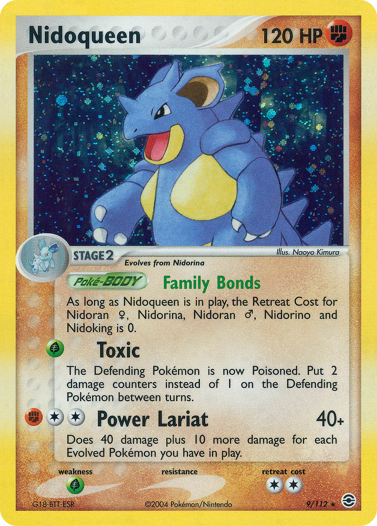 FireRed & LeafGreen Holo Nidoqueen #9/112