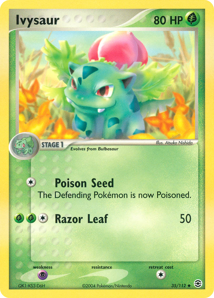 FireRed & LeafGreen Ivysaur #35/112