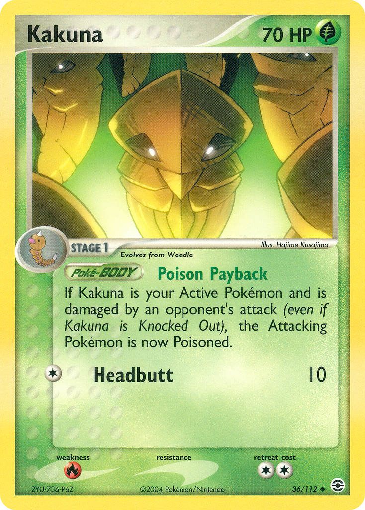 FireRed & LeafGreen Kakuna #36/112