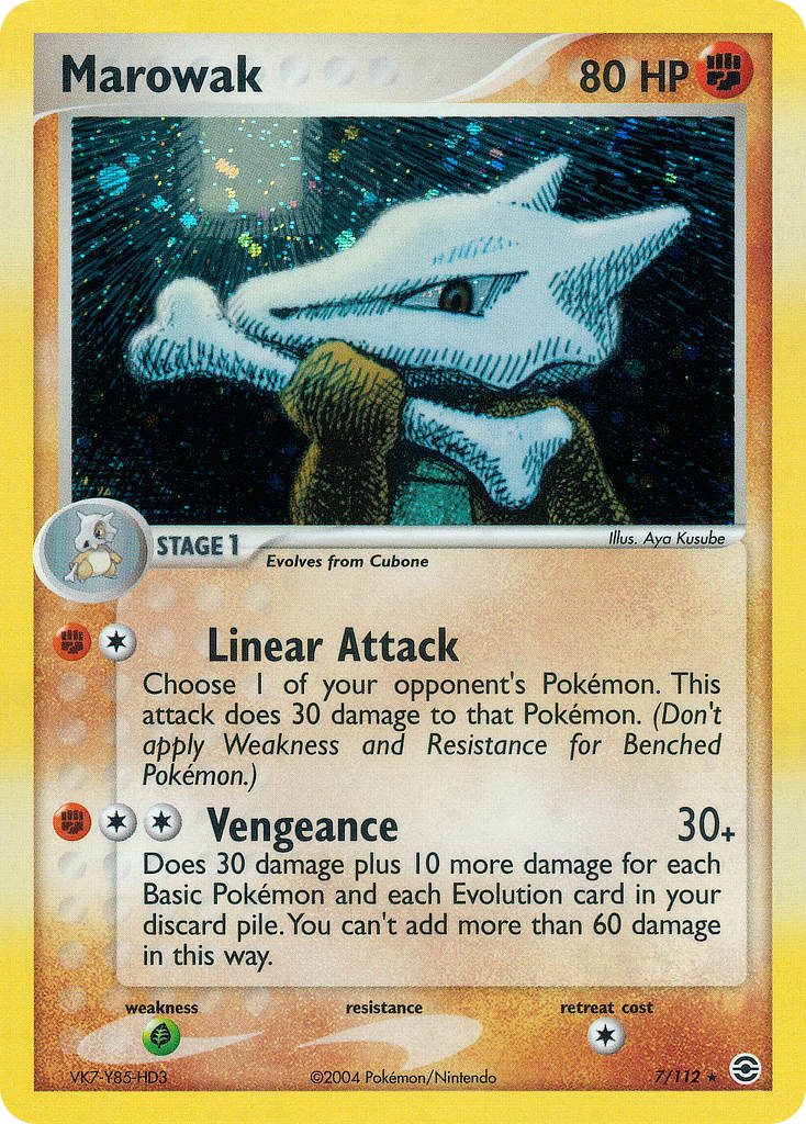 FireRed & LeafGreen Marowak #7/112