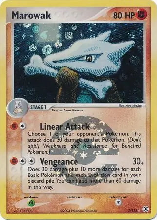 FireRed & LeafGreen Marowak #7/112 reverse holo
