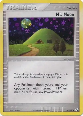 FireRed & LeafGreen Mt. Moon #94/112 reverse holo