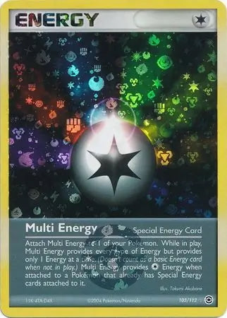 FireRed & LeafGreen Multi Energy #103/112 reverse holo