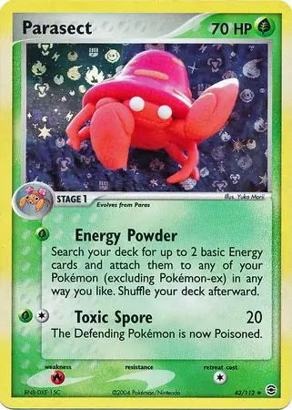 FireRed & LeafGreen Parasect #43/112 reverse holo
