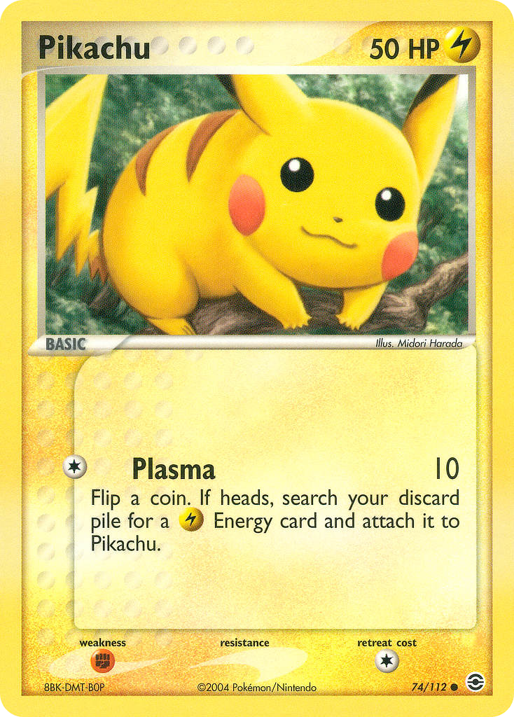 FireRed & LeafGreen Pikachu #74/112