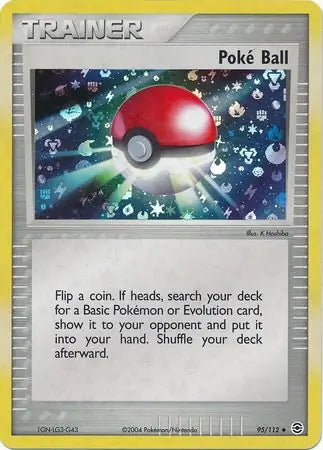 FireRed & LeafGreen Poke Ball #95/112 reverse holo