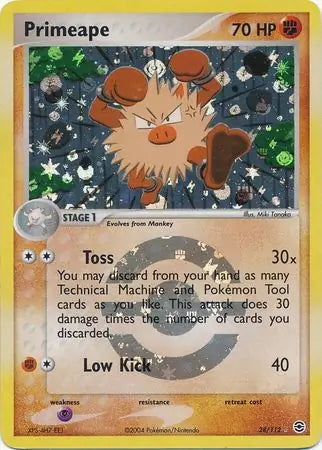 FireRed & LeafGreen Primeape #28/112 reverse holo