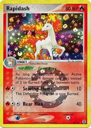 FireRed & LeafGreen Rapidash #13/112 reverse holo