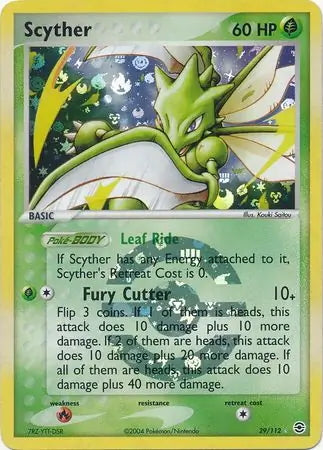 FireRed & LeafGreen Scyther #29/112 reverse holo