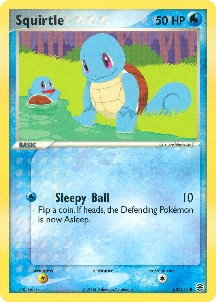 FireRed & LeafGreen Squirtle #82/112