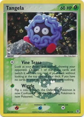 FireRed & LeafGreen Tangela #30/112 reverse holo