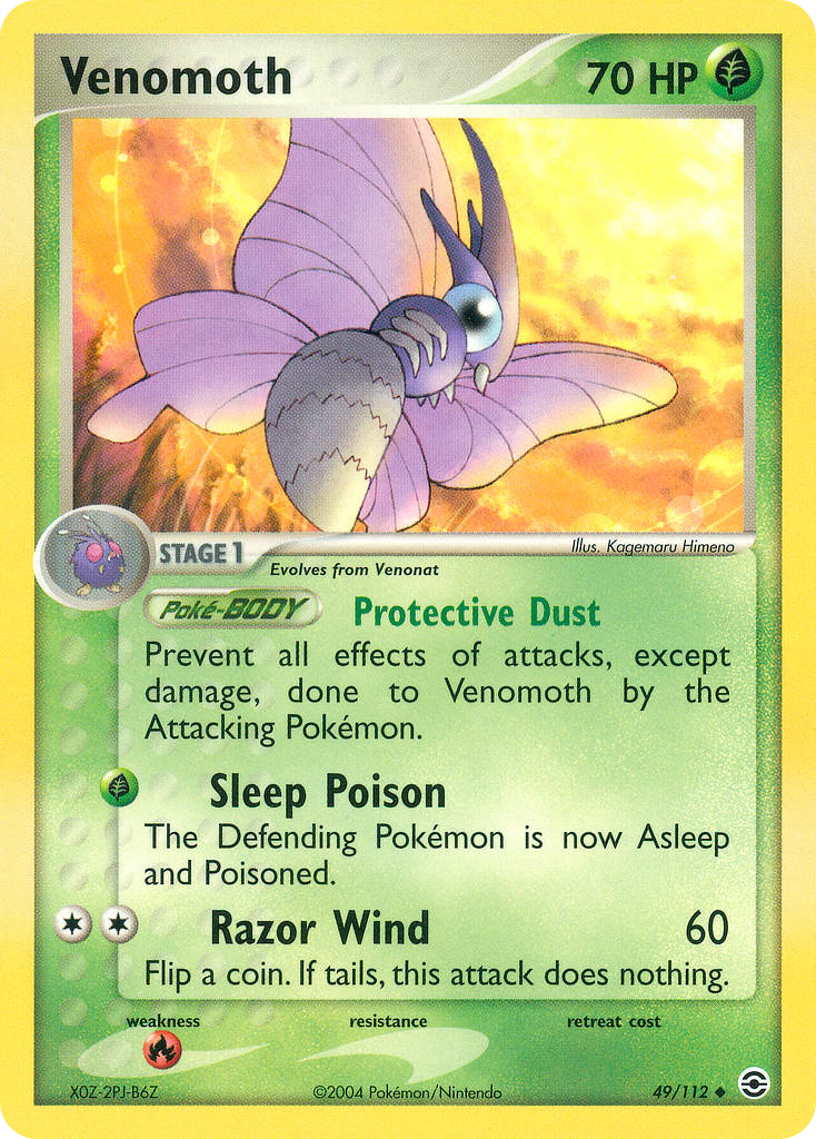 FireRed & LeafGreen Venomoth #49/112