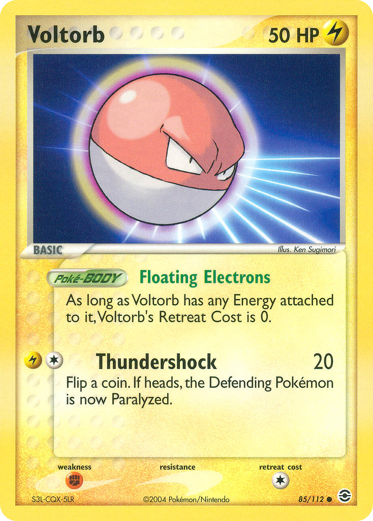 FireRed & LeafGreen Voltorb #85/112