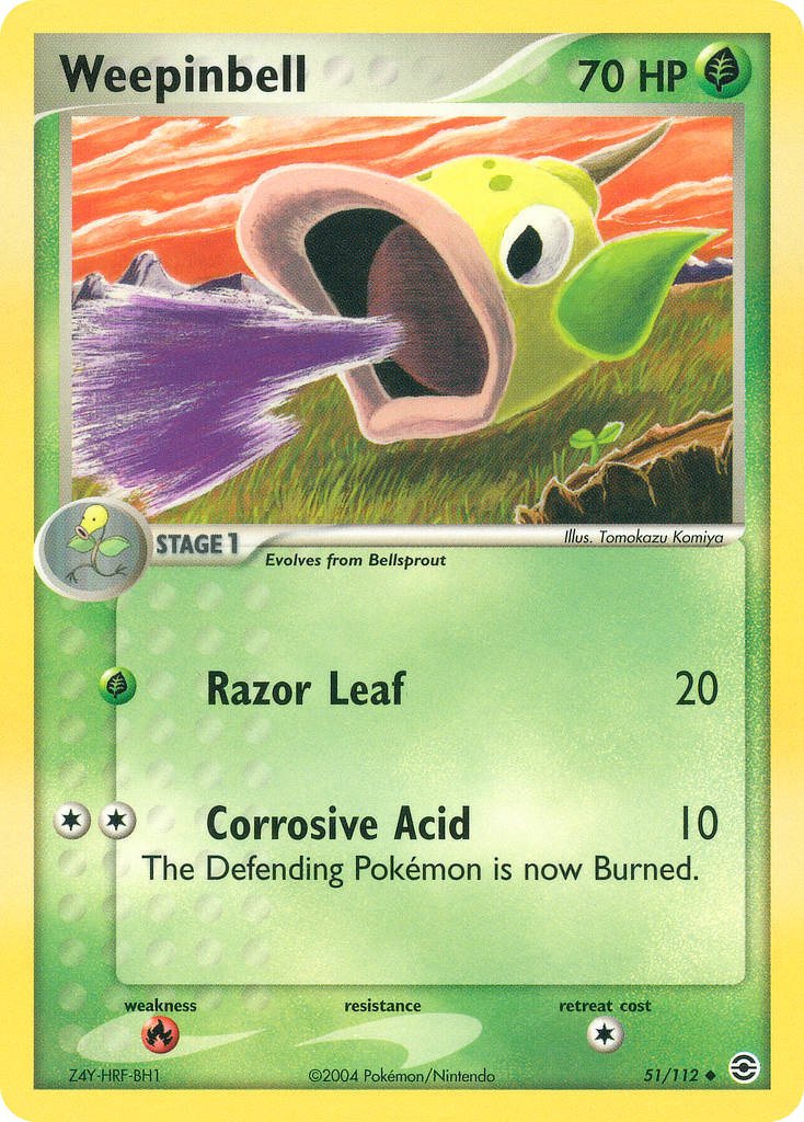 FireRed & LeafGreen Weepinbell #51/112
