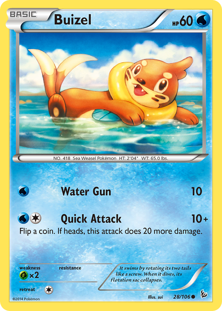 Flashfire Buizel #28/106