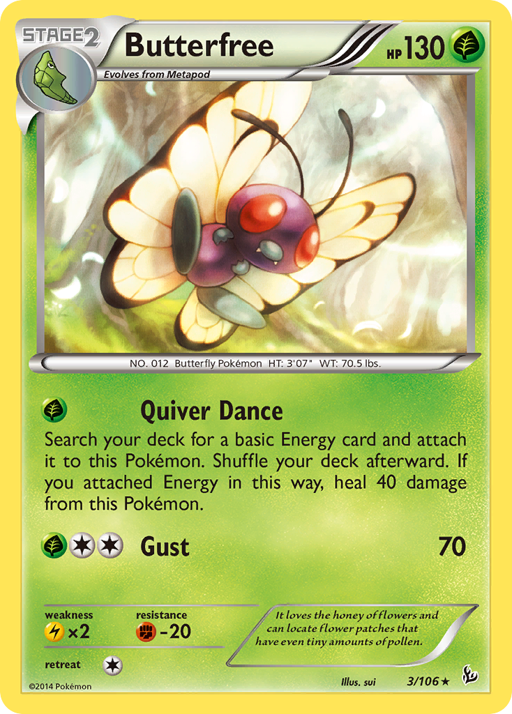 Flashfire Butterfree #3/106