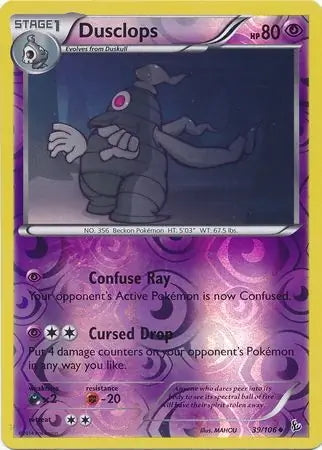 Flashfire Dusclops #39/106 reverse holo