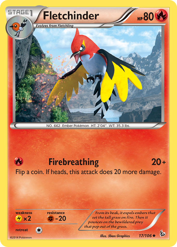 Flashfire Fletchinder #17/106