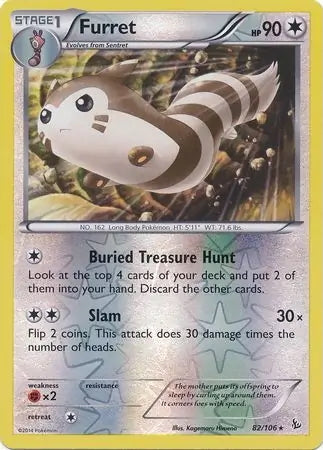 Flashfire Furret #82/106 reverse holo