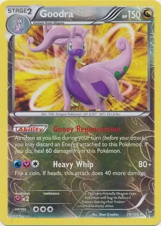 Flashfire Goodra #74/106 reverse holo