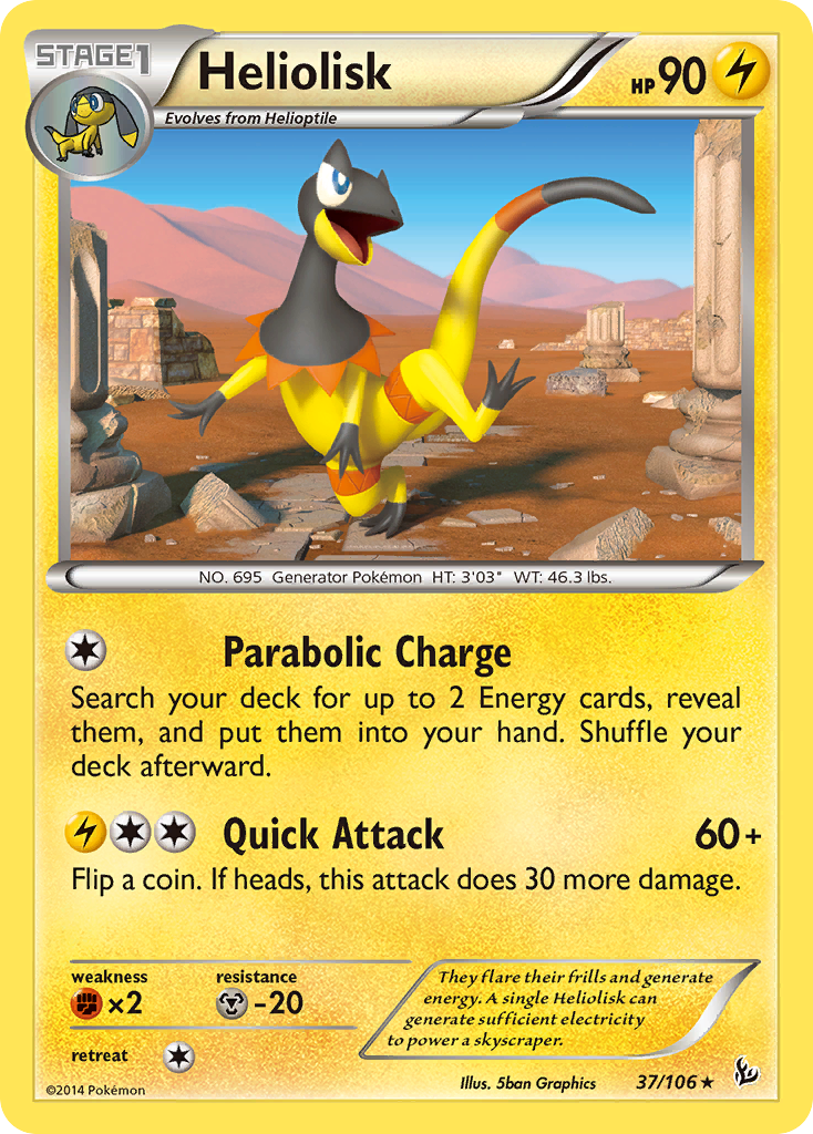 Flashfire Heliolisk #37/106