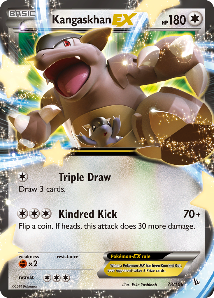 Flashfire Kangaskhan EX #78/106