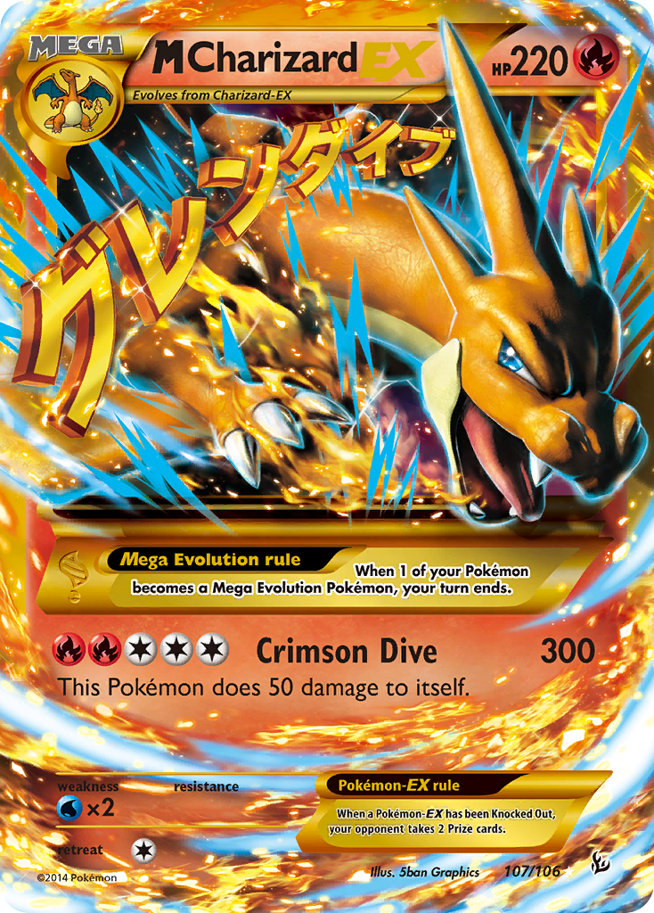 Mega Charizard EX 107/106 XY Flashfire